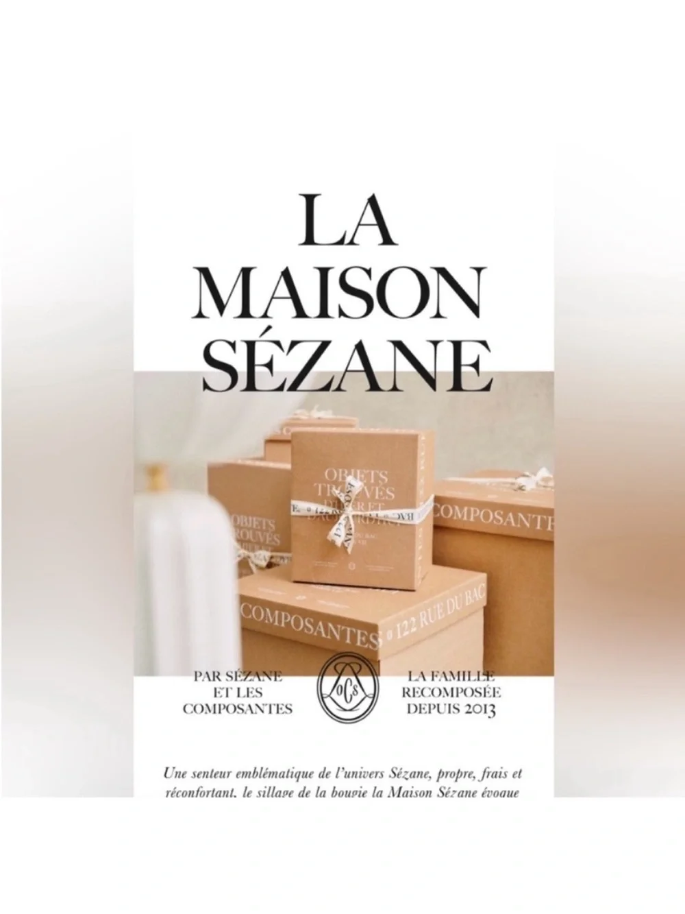 Sezane candle 34oz
